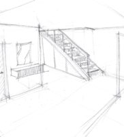 Lastelle croquis hall